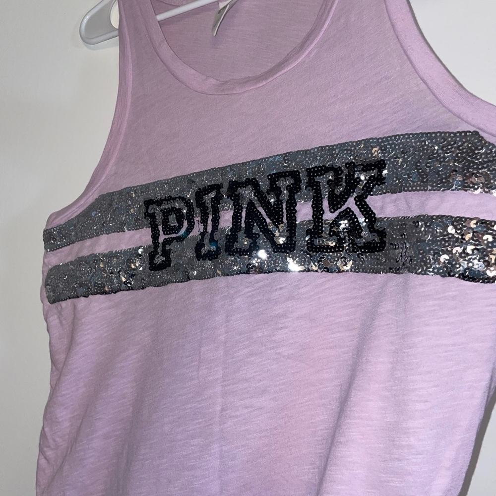 GUC PINK Sequin Tank